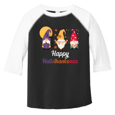 Halloween Thanksgiving Christmas Holiday Gnomes Toddler Fine Jersey T-Shirt