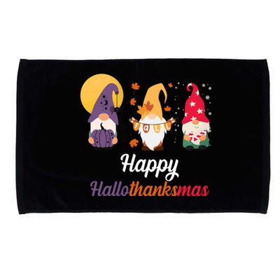 Halloween Thanksgiving Christmas Holiday Gnomes Microfiber Hand Towel