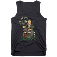 Hunting Trump Camo Duck Election Maga 2024 Voter Tank Top