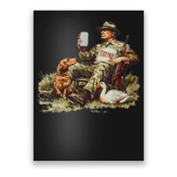 Hunting Trump Camouflage Funny Duck Hunting Season Maga Poster