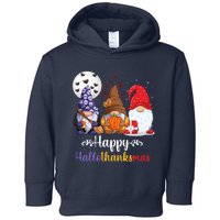 Halloween Thanksgiving Christmas Happy HalloThanksMas Gnomes Toddler Hoodie