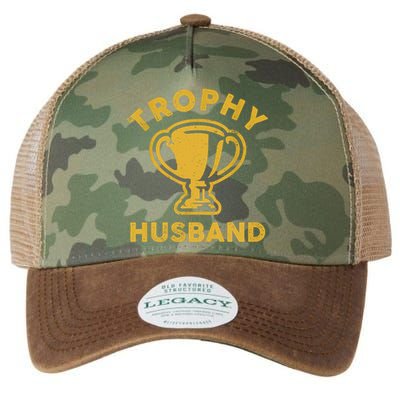 Husband Trophy Cup Vintage Retro Design Father's Day Gift Legacy Tie Dye Trucker Hat