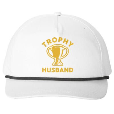 Husband Trophy Cup Vintage Retro Design Father's Day Gift Snapback Five-Panel Rope Hat