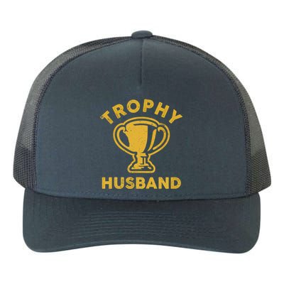 Husband Trophy Cup Vintage Retro Design Father's Day Gift Yupoong Adult 5-Panel Trucker Hat