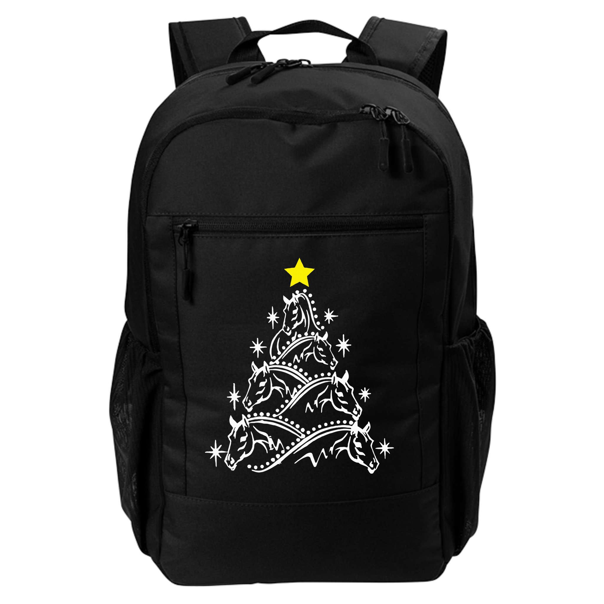 Horse Tree Christmas Horses Xmas Gifts Backpack