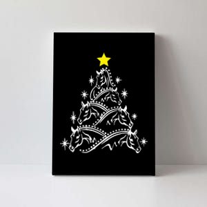 Horse Tree Christmas Horses Xmas Gifts Canvas