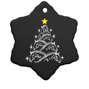 Horse Tree Christmas Horses Xmas Gifts Ceramic Star Ornament