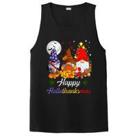 Halloween Thanksgiving Christmas Happy Hallothanksmas Gnomes PosiCharge Competitor Tank