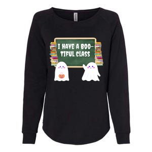 Halloween Teacher Cute Ghost I Have A BooTiful Class Gift Womens California Wash Sweatshirt