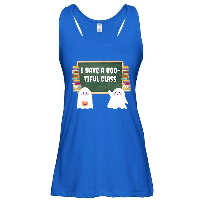 Halloween Teacher Cute Ghost I Have A BooTiful Class Gift Ladies Essential Flowy Tank