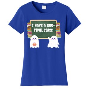 Halloween Teacher Cute Ghost I Have A BooTiful Class Gift Women's T-Shirt