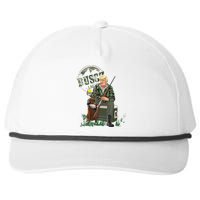 Hunting Trump Camo Duck Election Maga 2024 Voter Snapback Five-Panel Rope Hat