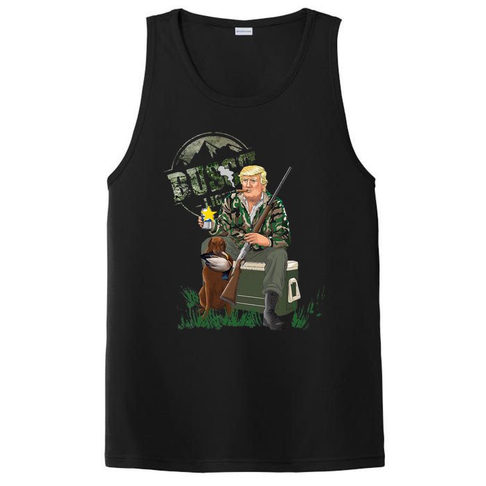 Hunting Trump Camo Duck Election Maga 2024 Voter PosiCharge Competitor Tank