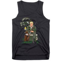 Hunting Trump Camo Duck Election Maga 2024 Voter Tank Top