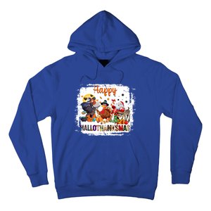 Halloween Thanksgiving Christmas Happy Hallothanksmas Meaningful Gift Hoodie