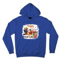 Halloween Thanksgiving Christmas Happy Hallothanksmas Meaningful Gift Tall Hoodie