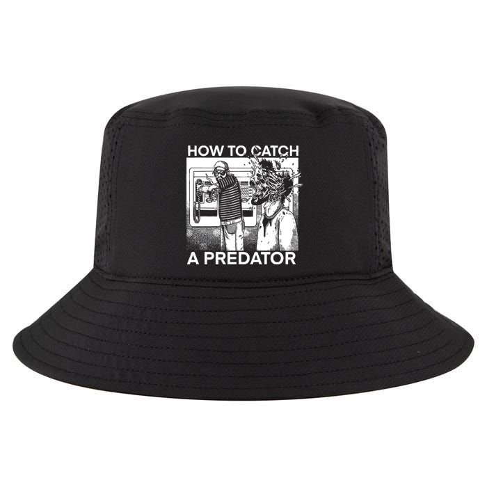 How To Catch A Predator Leon Gary Plauche Cool Comfort Performance Bucket Hat