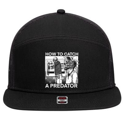 How To Catch A Predator Leon Gary Plauche 7 Panel Mesh Trucker Snapback Hat