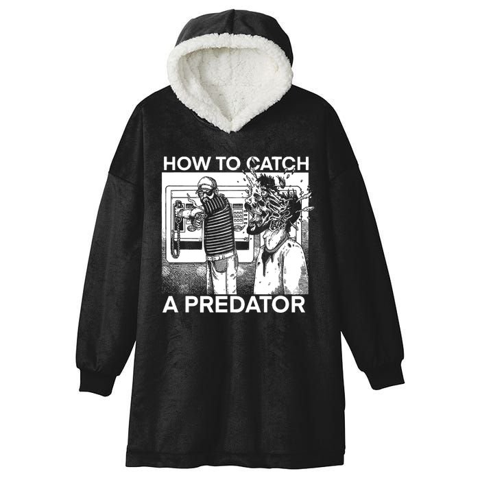 How To Catch A Predator Leon Gary Plauche Hooded Wearable Blanket