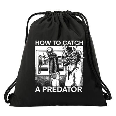 How To Catch A Predator Leon Gary Plauche Drawstring Bag