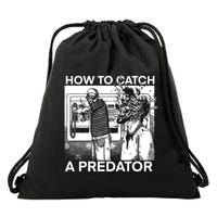 How To Catch A Predator Leon Gary Plauche Drawstring Bag