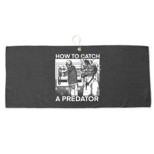 How To Catch A Predator Leon Gary Plauche Large Microfiber Waffle Golf Towel