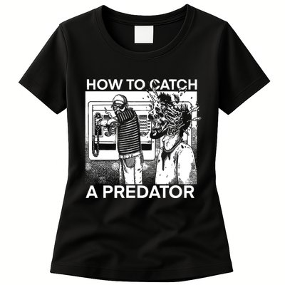 How To Catch A Predator Leon Gary Plauche Womens T-Shirt