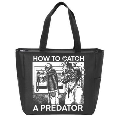 How To Catch A Predator Leon Gary Plauche Zip Tote Bag