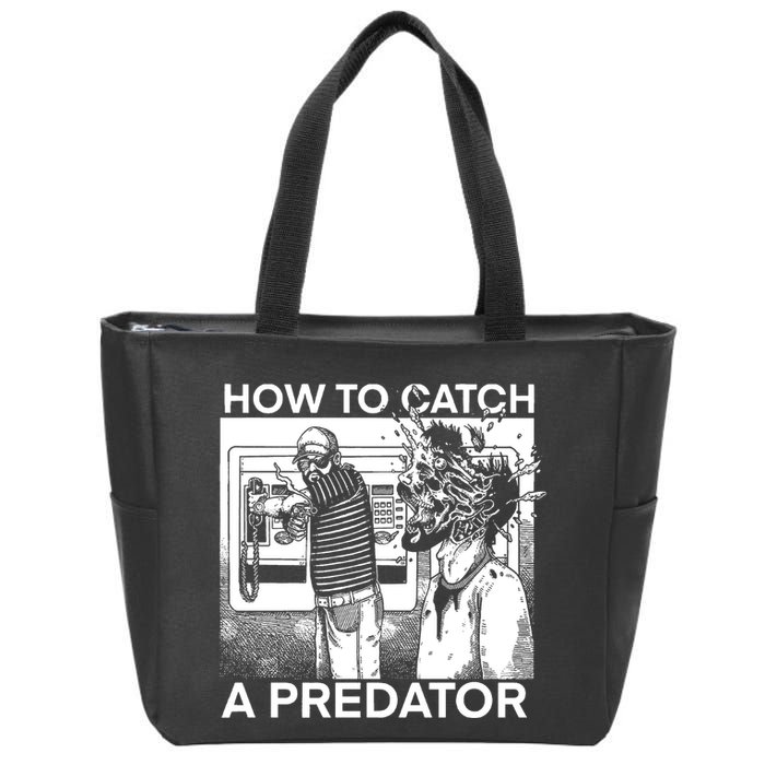 How To Catch A Predator Leon Gary Plauche Zip Tote Bag