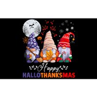 Halloween Thanksgiving Christmas Happy HalloThanksMas Gnomes Bumper Sticker