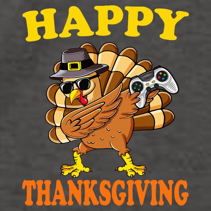 Happy Thanksgiving Dabbing Gamer Turkey Vector Backpack