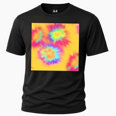 Hippie Tye Dye Neon Pattern Performance Shirt