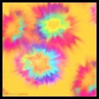 Hippie Tye Dye Neon Pattern Sweatshirt