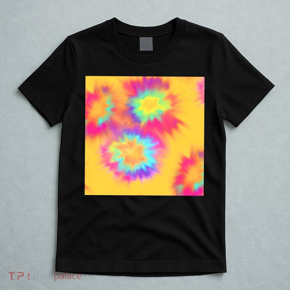 Hippie Tye Dye Neon Pattern T-Shirt