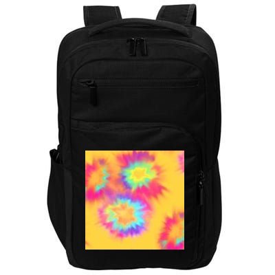 Hippie Tye Dye Neon Pattern Impact Tech Backpack