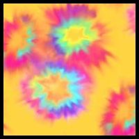Hippie Tye Dye Neon Pattern Daily Commute Backpack