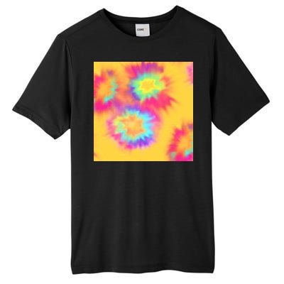 Hippie Tye Dye Neon Pattern Tall Fusion ChromaSoft Performance T-Shirt