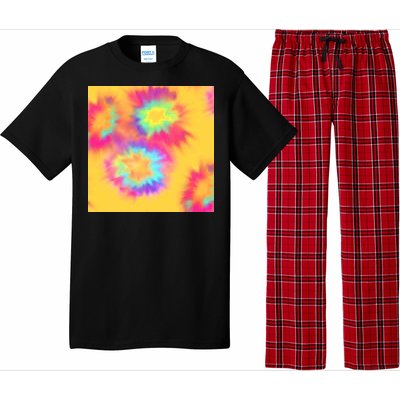 Hippie Tye Dye Neon Pattern Pajama Set