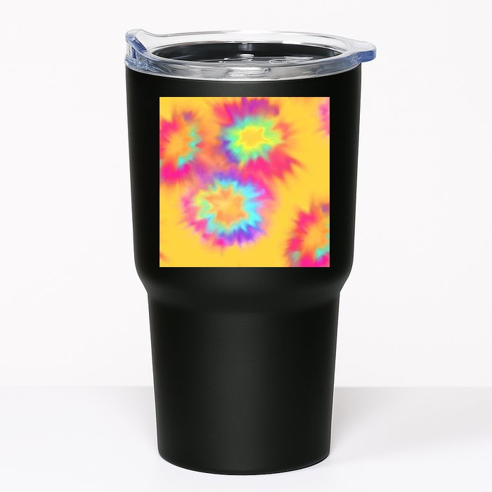 Hippie Tye Dye Neon Pattern Tumbler