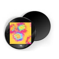 Hippie Tye Dye Neon Pattern Magnet