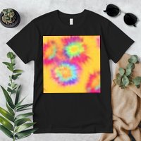 Hippie Tye Dye Neon Pattern Premium T-Shirt