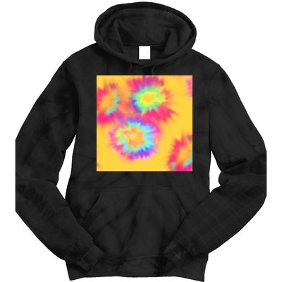 Hippie Tye Dye Neon Pattern Tie Dye Hoodie
