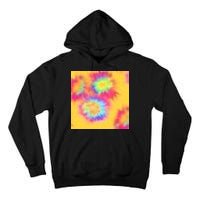 Hippie Tye Dye Neon Pattern Tall Hoodie