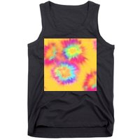 Hippie Tye Dye Neon Pattern Tank Top