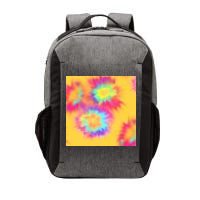 Hippie Tye Dye Neon Pattern Vector Backpack