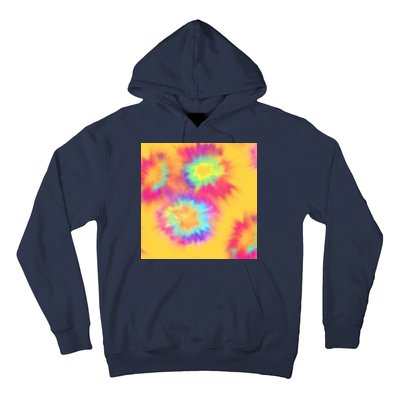 Hippie Tye Dye Neon Pattern Hoodie