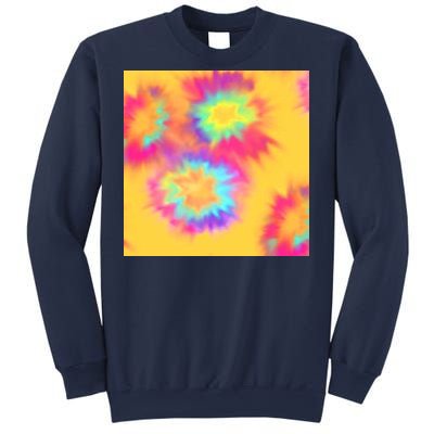 Hippie Tye Dye Neon Pattern Sweatshirt