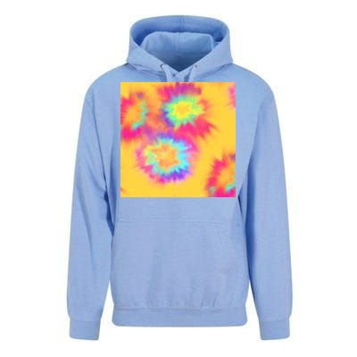 Hippie Tye Dye Neon Pattern Unisex Surf Hoodie