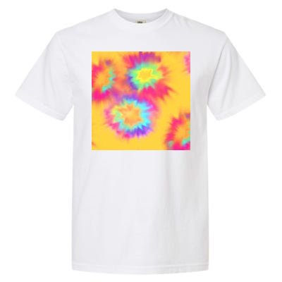 Hippie Tye Dye Neon Pattern Garment-Dyed Heavyweight T-Shirt