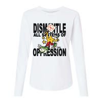 Honey Tv Dismantle All Systems Of Oppression Womens Cotton Relaxed Long Sleeve T-Shirt